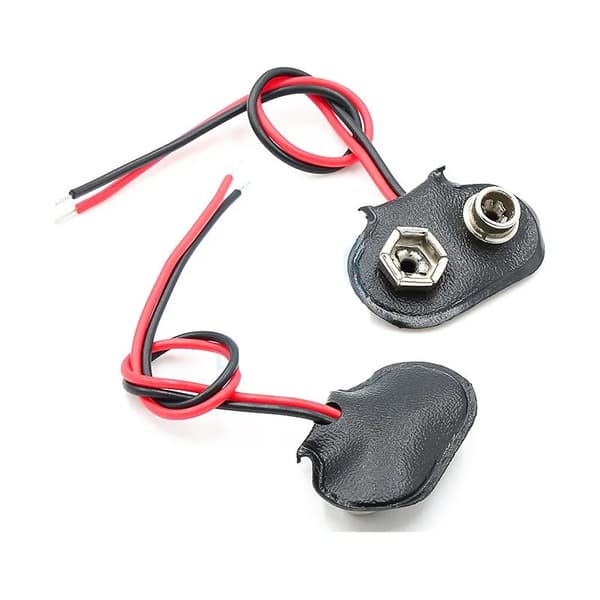 Batteriadapterstik 9V DC 2.1/5.5