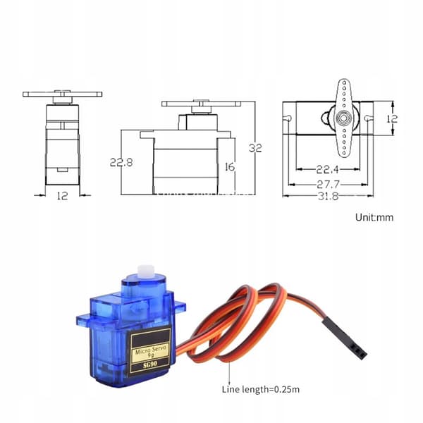 Tower Pro SG90 9g Arduino AVR servo