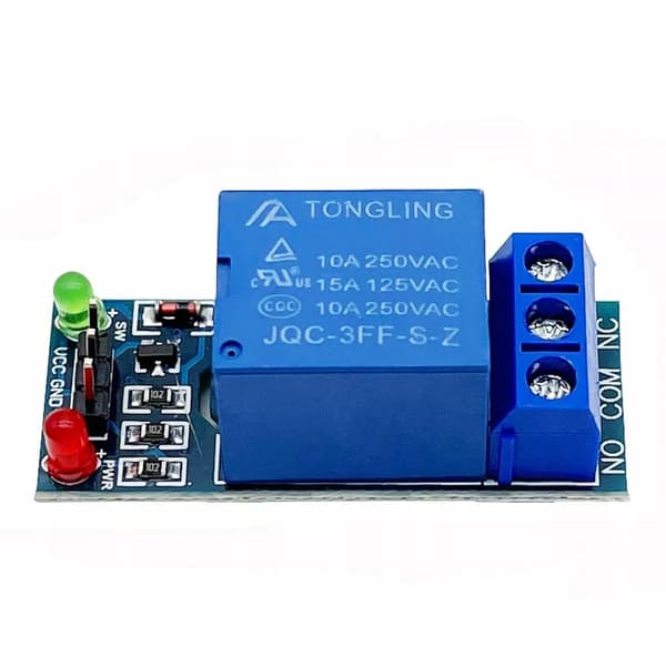 Rosfix 1 kanals 5v Arduino relæmodul