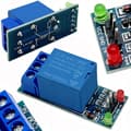 Miniatyrbillede 1 af 6: Rosfix 1-kanals relæmodul 24v Arduino