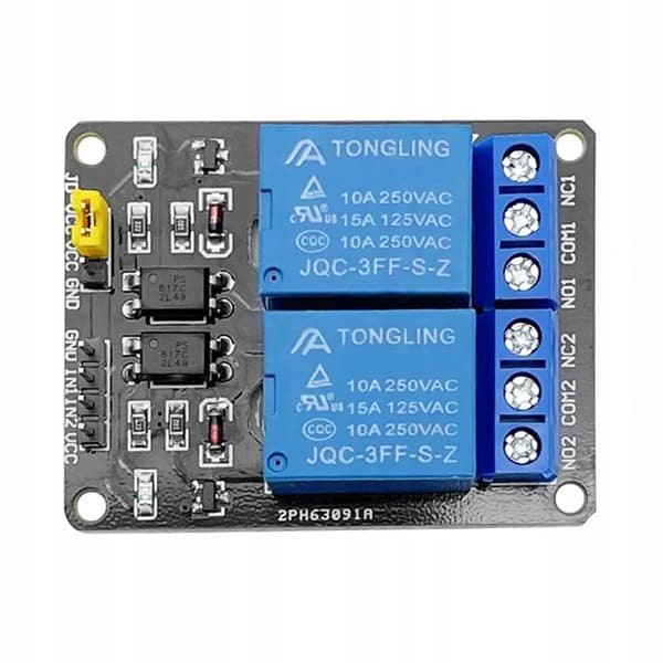 Rosfix 2-kanals relæmodul 24v Arduino