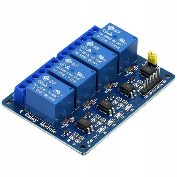 Rosfix 4-kanals 24v Arduino relæmodul