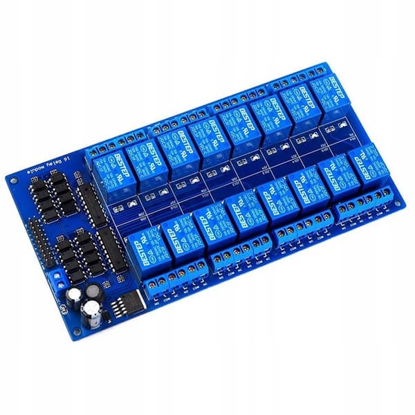 Rosfix 16-kanals relæmodul 12v Arduino