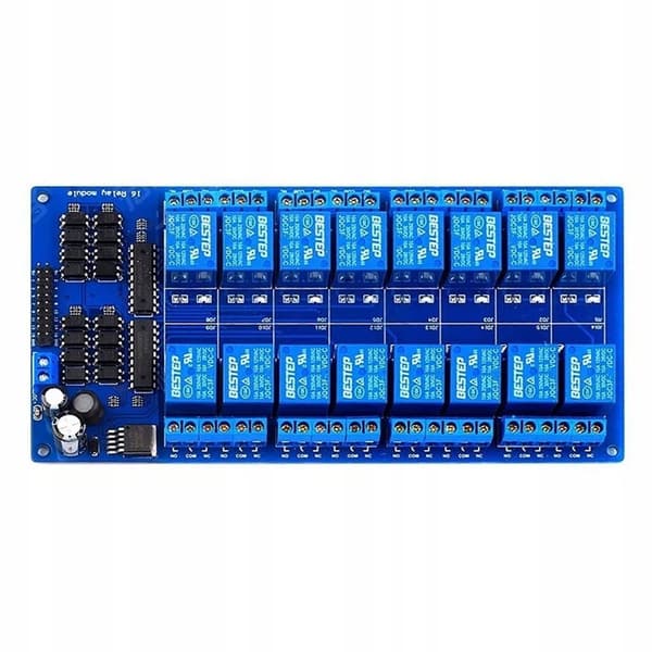 Rosfix 16-kanals relæmodul 12v Arduino