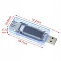 Miniatyrbillede 2 af 8: Voltmeter - amperemeter USB-tester KEWEISI KWS-V20 Voltmeter - amperemeter USB-tester KEWEISI KWS-V20