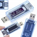 Miniatyrbillede 1 af 8: Voltmeter - amperemeter USB-tester KEWEISI KWS-V20 Voltmeter - amperemeter USB-tester KEWEISI KWS-V20