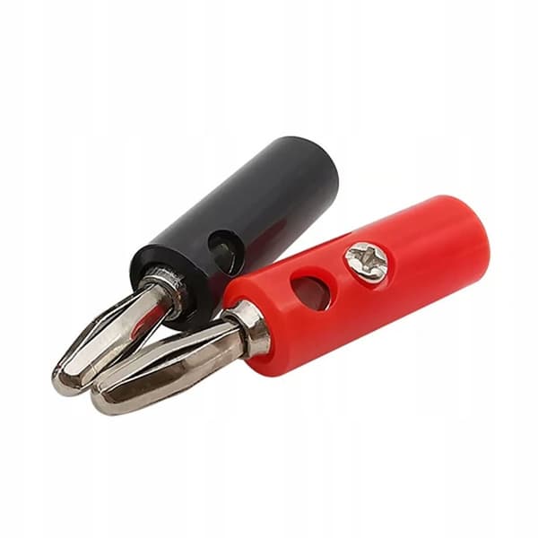 Set med 4 mm banankontakter
