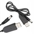 Miniatyrbillede 1 af 4: USB-konverter DC-stik 5,5x2,1 mm 5V-9V Step Up