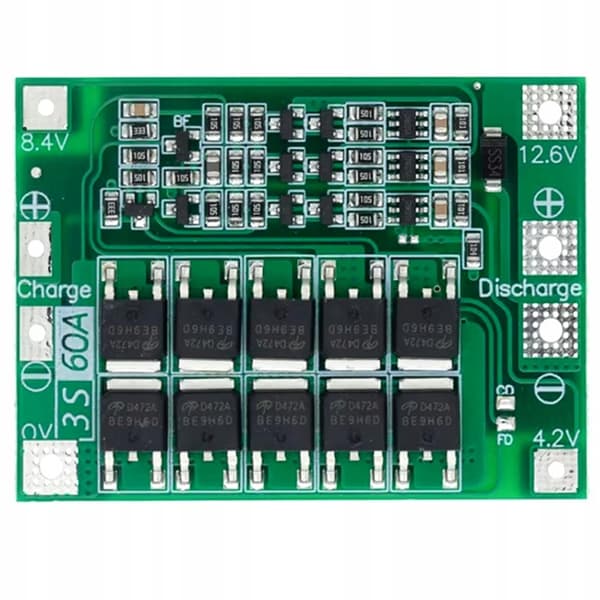 Lademodul med Li-ion balancer 3S 60A