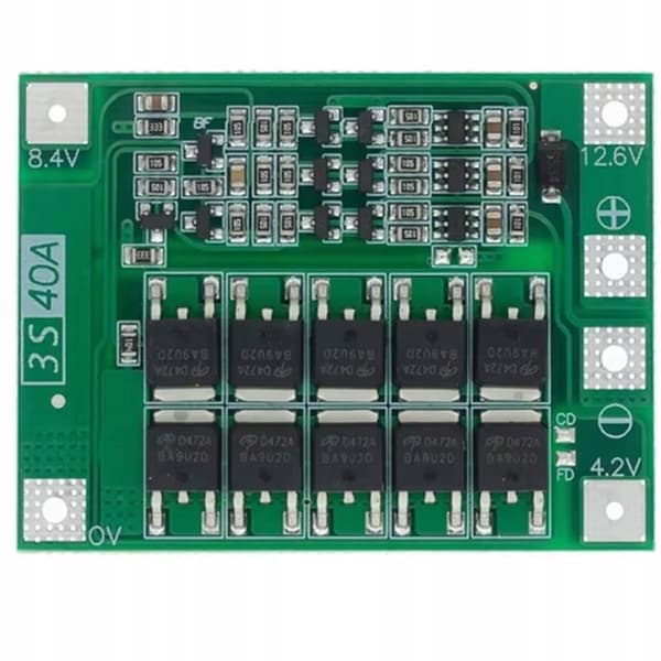 Li-ion 3S 40A - 12,6V lademodul