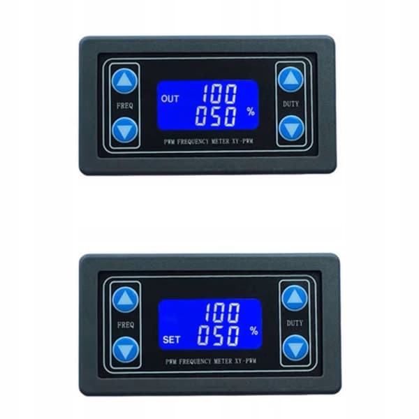 Digitaalinen PWM-generaattori XY-PWM 1Hz-150kHz 3.3-30V UART LCD:llä