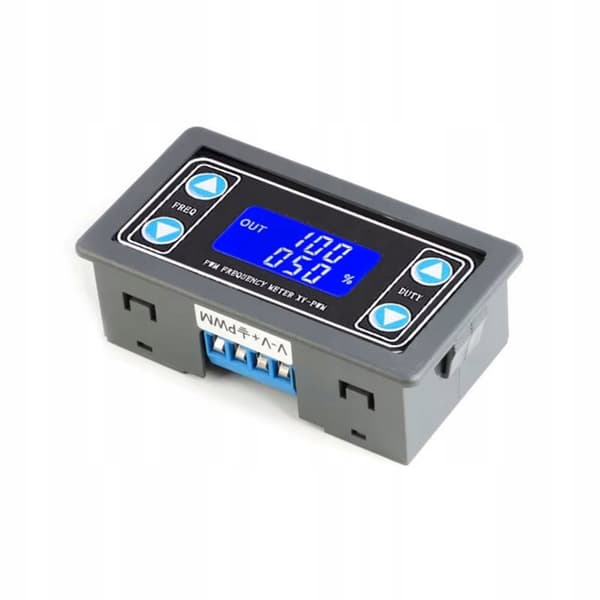 Digitaalinen PWM-generaattori XY-PWM 1Hz-150kHz 3.3-30V UART LCD:llä