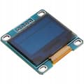 Miniatyrbillede 2 af 6: OLED-skærm 0,96" 128x64 blå I2C SSD1306