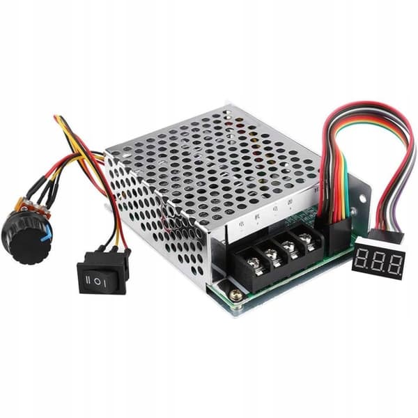 PWM DC-moottorin ohjain 10-50V 40A näytön suunnanvaihto