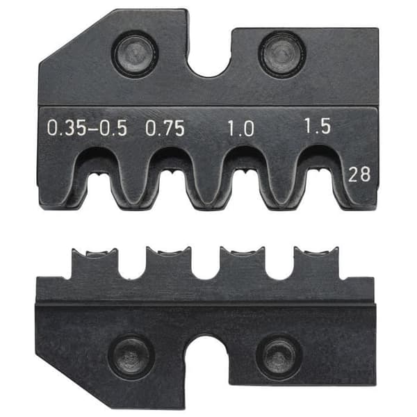 Knipex Crimp-profil, för kontakter till AMP Superseal 1.5-seriens kontakt från Tyco Electronics - 97 49 28