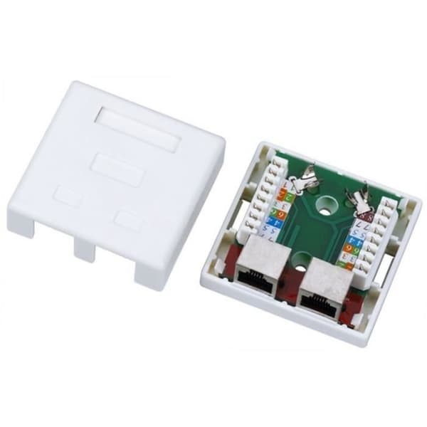 Alantec GN004 RJ45 trådkontakt Vit