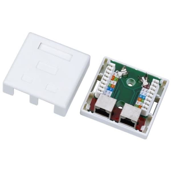 Alantec GN004 RJ45 trådkontakt Vit