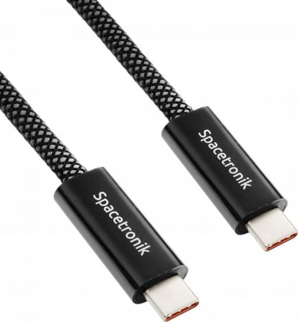 Spacetronik lågspänningsanslutning - KU43SPC012B - USB USB-C-kabel 4.0 40 Gbit/s Gen3x2 kabel 1,2 m