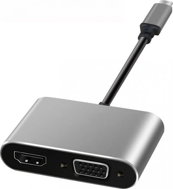 Kraftanslutare Art - KABADA USBC/HDMI+VGA OEM-C13