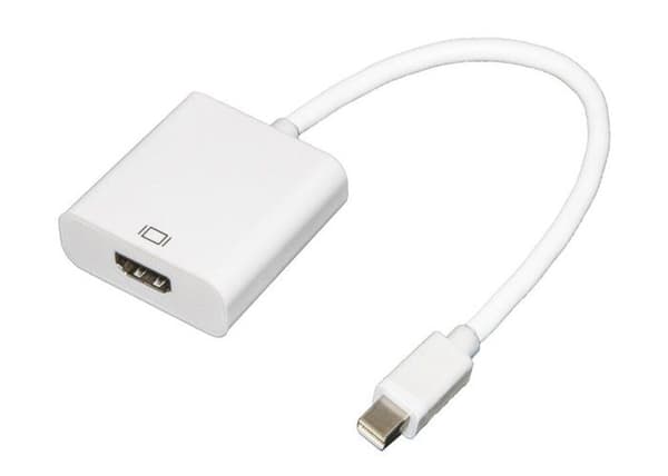 Lågspänningsanslutare Link - LKADAT16 - Mini Displayport Hane till HDMI Hona-adapter
