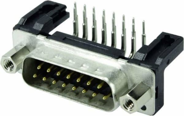 Harting - 09664227803 - DSUB SV MA SSDP ANG73-254 37P AU3 Drahtverbinder D-Sub 37-pin M Svart - Metallisk ()