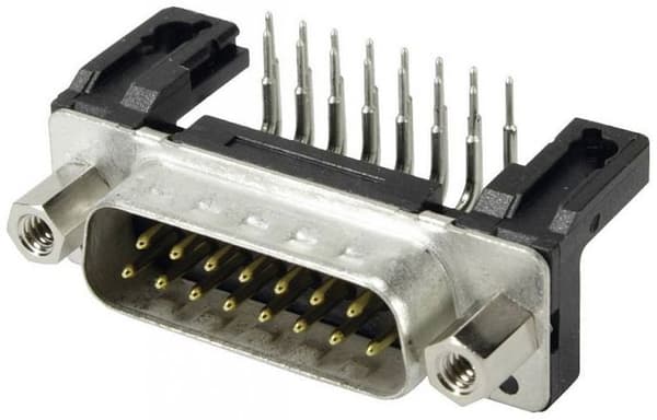Harting - 09664227803 - DSUB SV MA SSDP ANG73-254 37P AU3 Drahtverbinder D-Sub 37-pin M Svart - Metallisk ()
