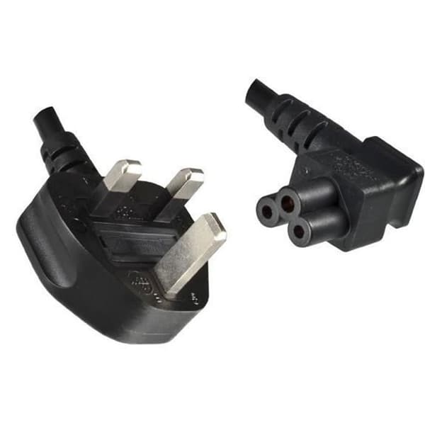 Microconnect PE090818A, 1,8 m, hane-hona, typ G nätkontakt, C5-koppling, svart