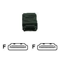 MicroConnect - Ljud/videoadapter - HDMI - HDMI 19-stift (F) - HDMI 19-stift (F)