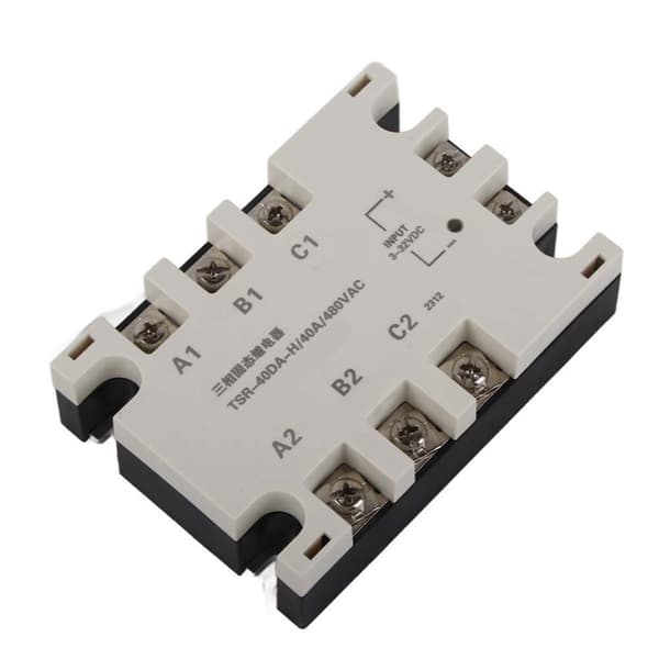 Solid State Relæ, 40A Maksimal Strøm, Tre Fase Support, Holdbar Solid State Design