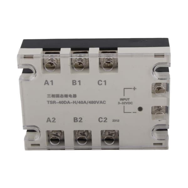 Solid State Relæ, 40A Maksimal Strøm, Tre Fase Support, Holdbar Solid State Design