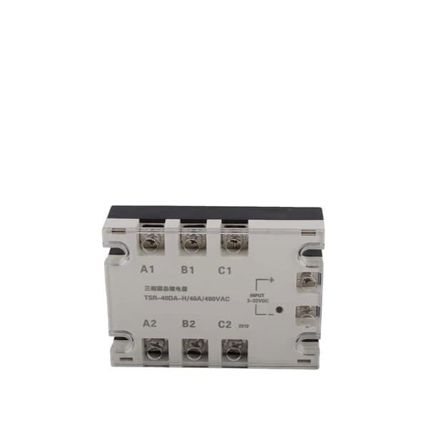 Solid State Relæ, 40A Maksimal Strøm, Tre Fase Support, Holdbar Solid State Design