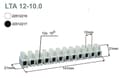 Miniatyrbillede 3 af 5: Klemme, gevindskåret, termoplastisk, LTA 12-10.0, sort