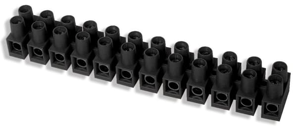 Klemme, gevindskåret, termoplastisk, LTA 12-10.0, sort