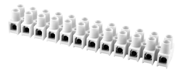 Klemme, gevindskåret, termoplastisk, LTA 12-10.0, hvid
