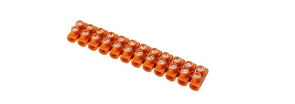 Termoplastisk gevindklemrække LTF12-2.5 orange, STANDARD