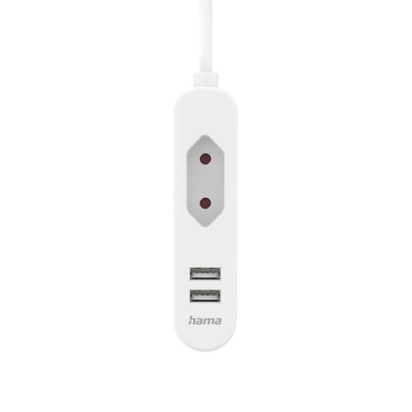 USB AV STRÖMFÖRSÖRJNING 1,9 M LÅNG KABEL OCH EURO-PLUGG, 2 USB-A, BLC H