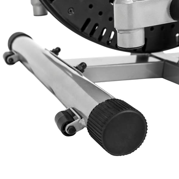 2 i 1 crosstrainer och motionscykel med LCD display - svart