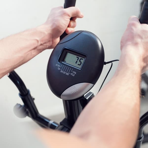 Crosstrainer i aluminium - svart