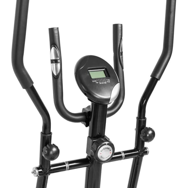 Crosstrainer i aluminium - svart