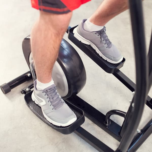 Crosstrainer i aluminium - svart