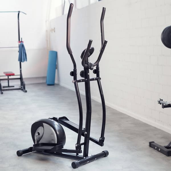 Crosstrainer i aluminium - svart