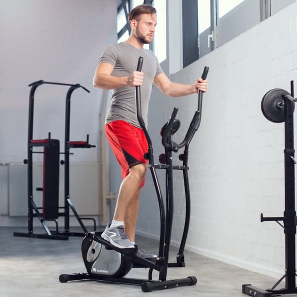 Crosstrainer i aluminium - svart
