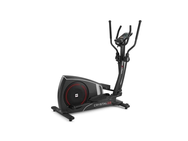 BH Fitness Crystal 2.0, Magnetisk crosstrainer, 150 kg, Svart, 43,5 cm, 18 cm, Handgreppssensorer