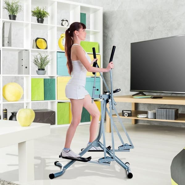Rootz Elliptical Trainer - Silver, Svart - Stål, Abs, Eva - 37,79 cm x 23,62 cm x 59,84 cm