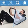 Miniatyrbillede 2 af 8: AB-træner, bærbar fitness crunch træningsudstyr, 28,5x28,5x25 tommer, sort/hvid