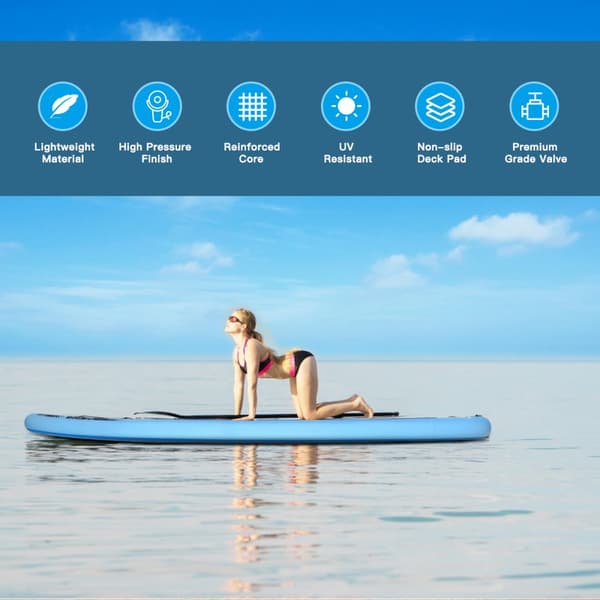 Uppblåsbar Stand Up Paddle Board, 305x76x16 cm