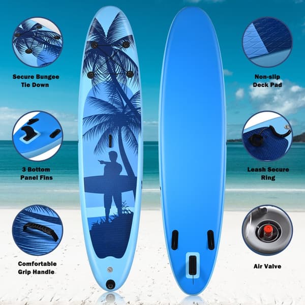 Uppblåsbar Stand Up Paddle Board, 305x76x16 cm