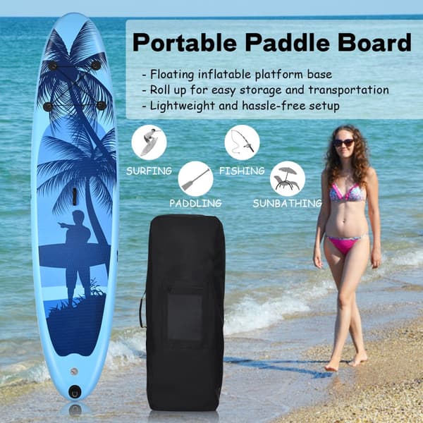 Uppblåsbar Stand Up Paddle Board, 305x76x16 cm