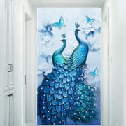 Diamond painting 5D DIY diamant målning Påfågel stl.75*130cm