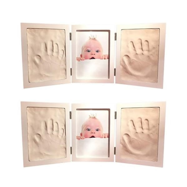 2 gjutsatser för babyfotavtryck